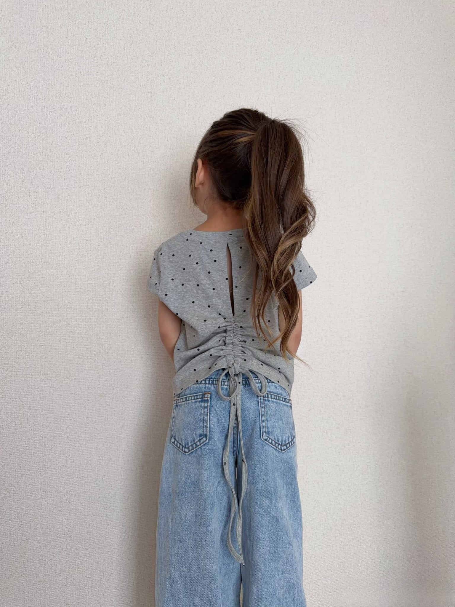 【予約】Back String Dot Tee