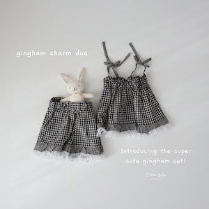 【即納】gingham charm duo