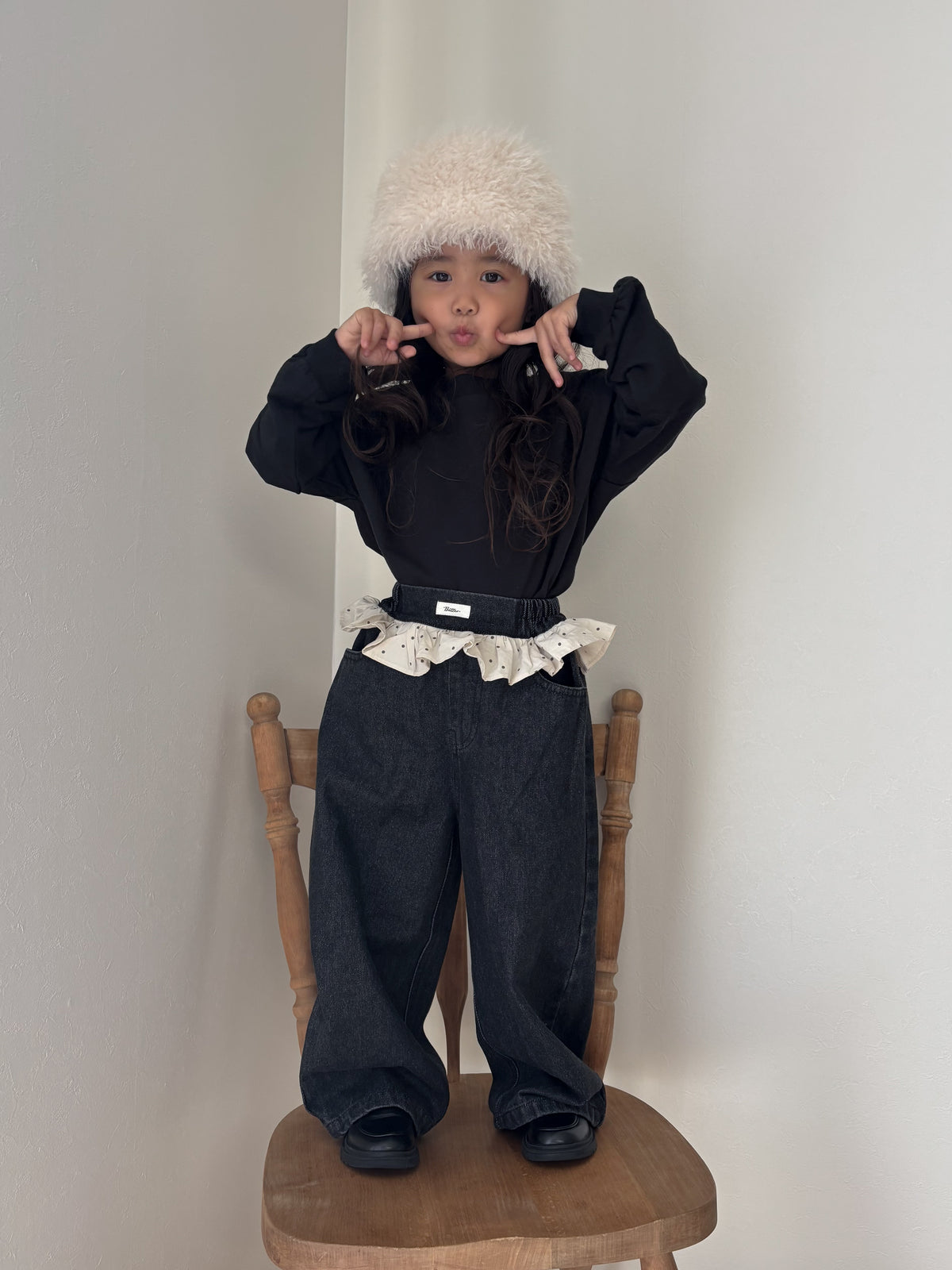 【即納】 Frill Daily Denim