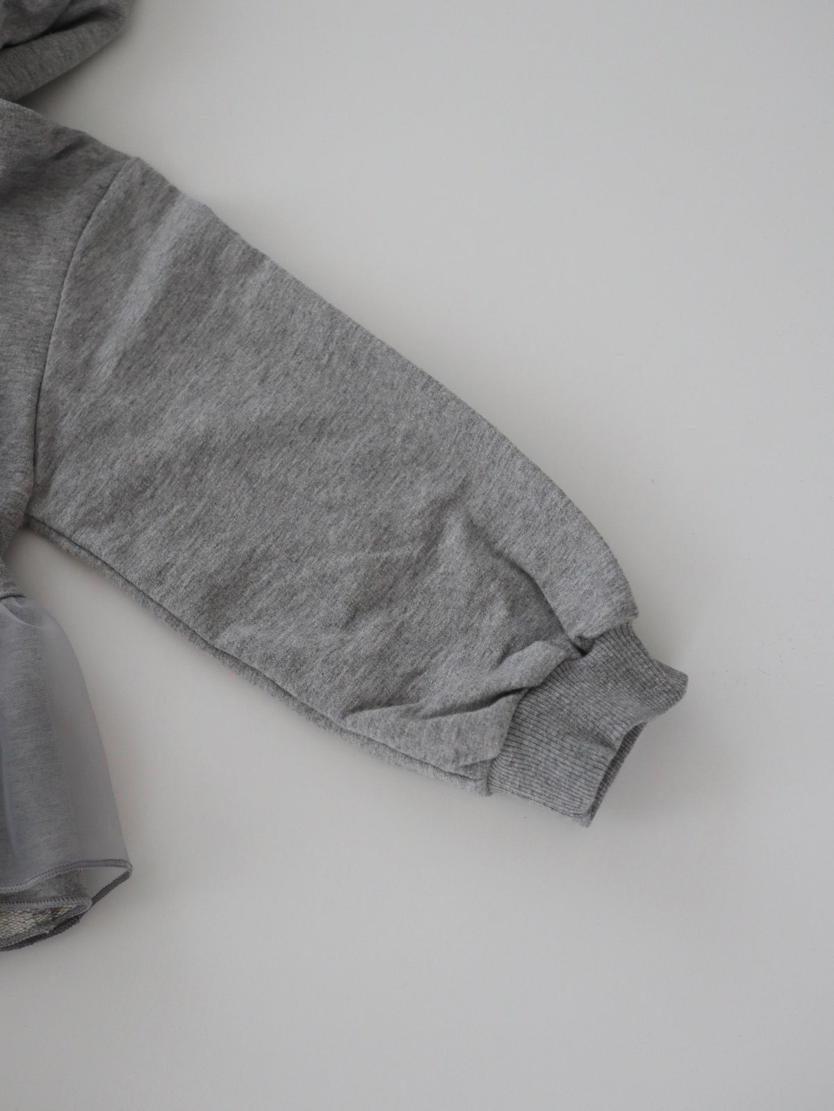 【即納】Ribbon Tulle Hoodie