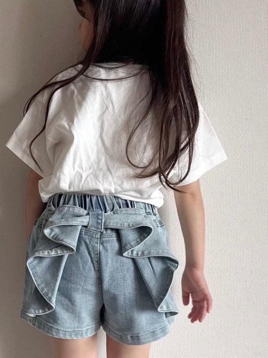 【即納】Ribbon Charm Denim