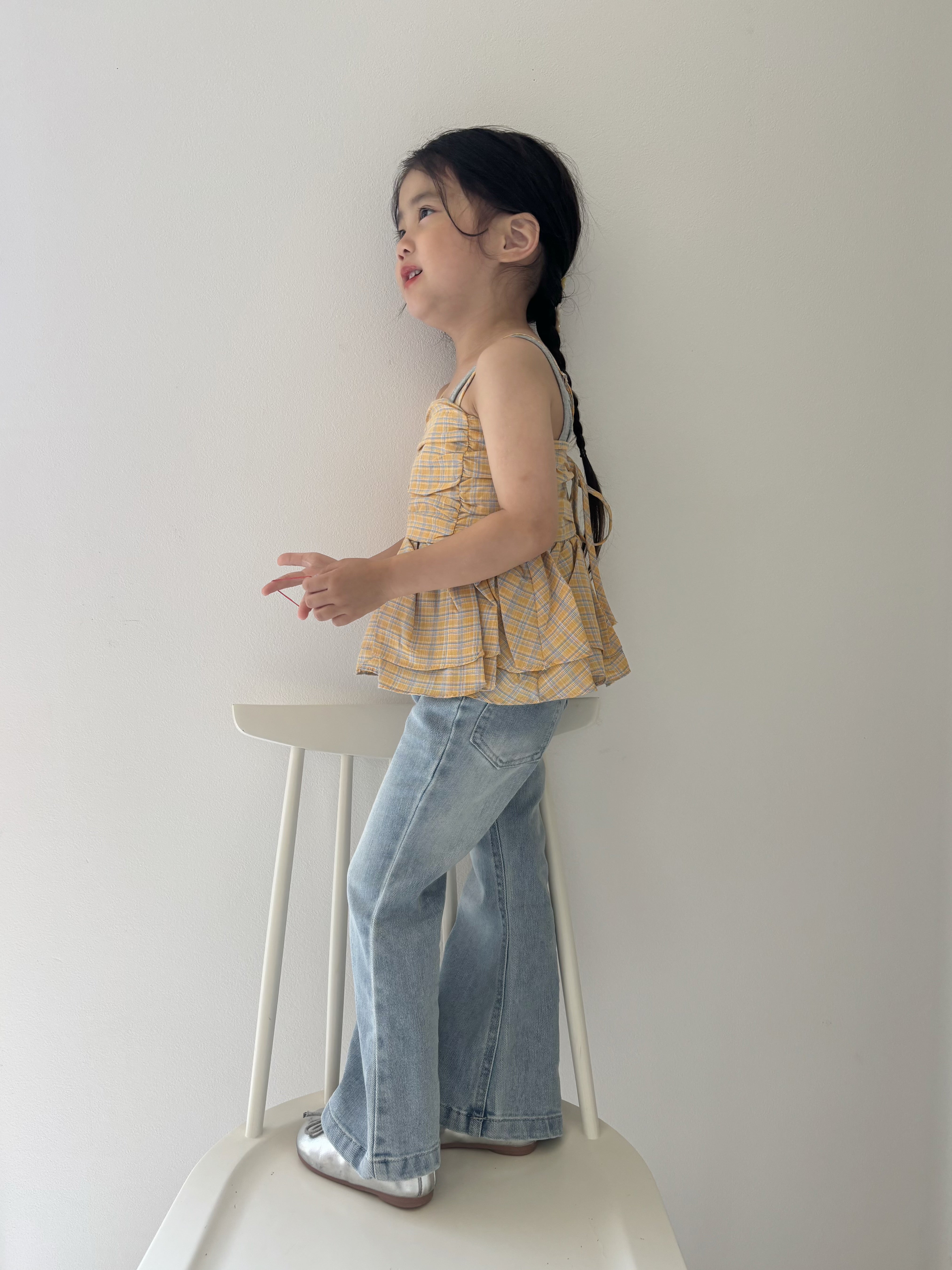 【即納】Lovely Check Bustier Cami