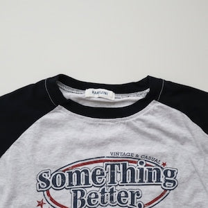 【即納】Vintage Raglan Daily Top