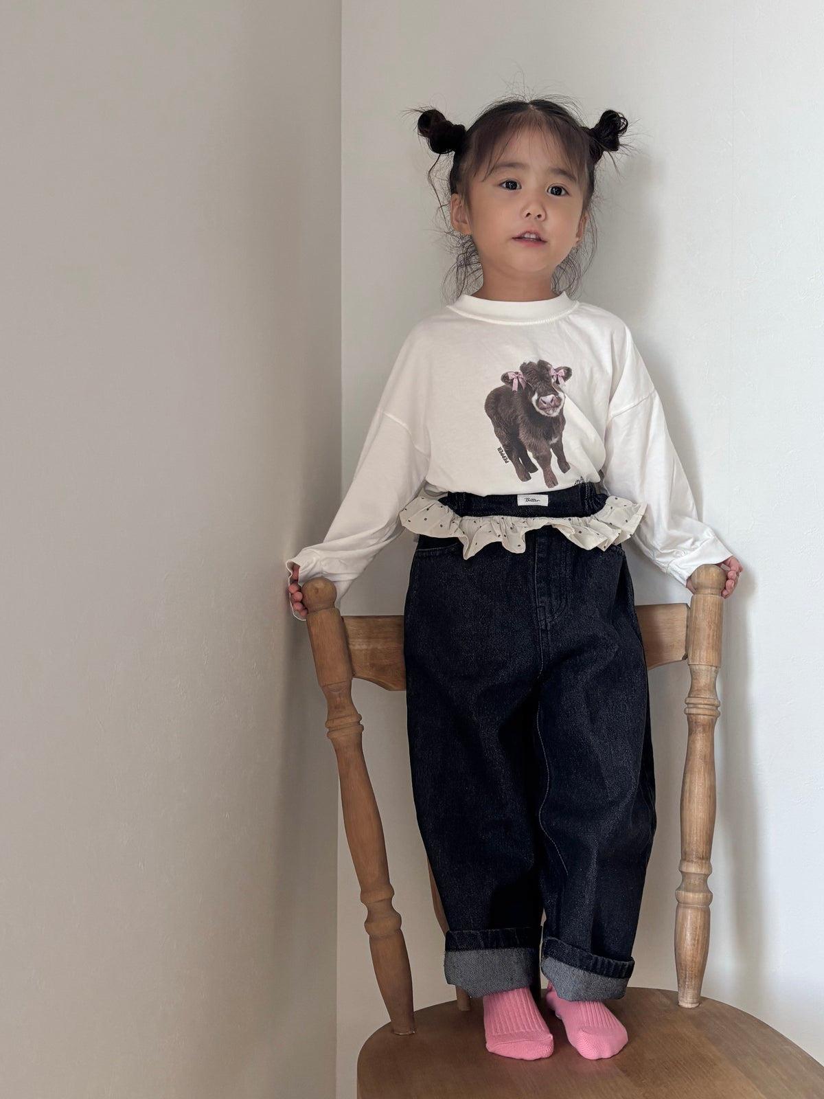 【即納】 Frill Daily Denim