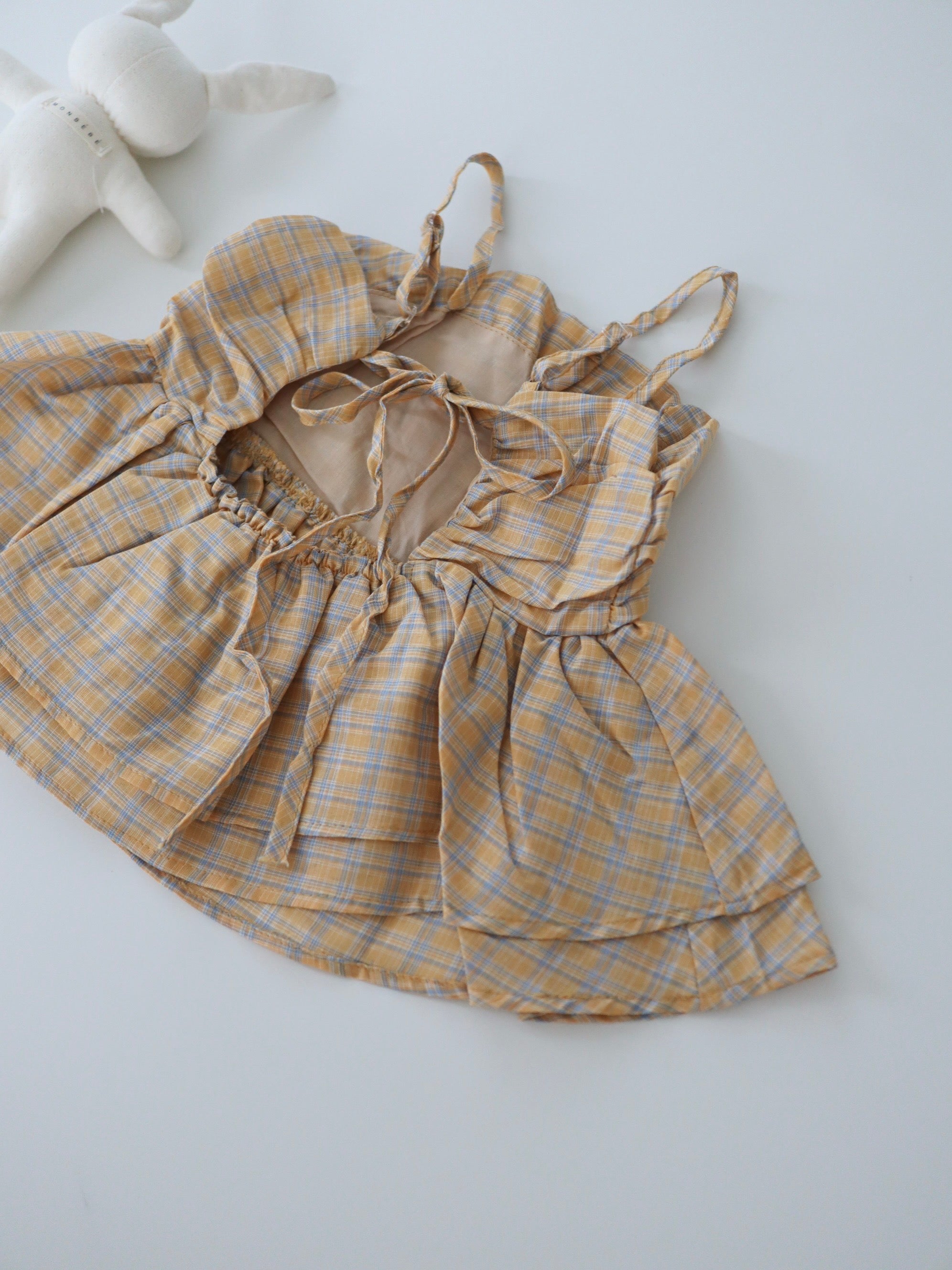 【即納】Lovely Check Bustier Cami