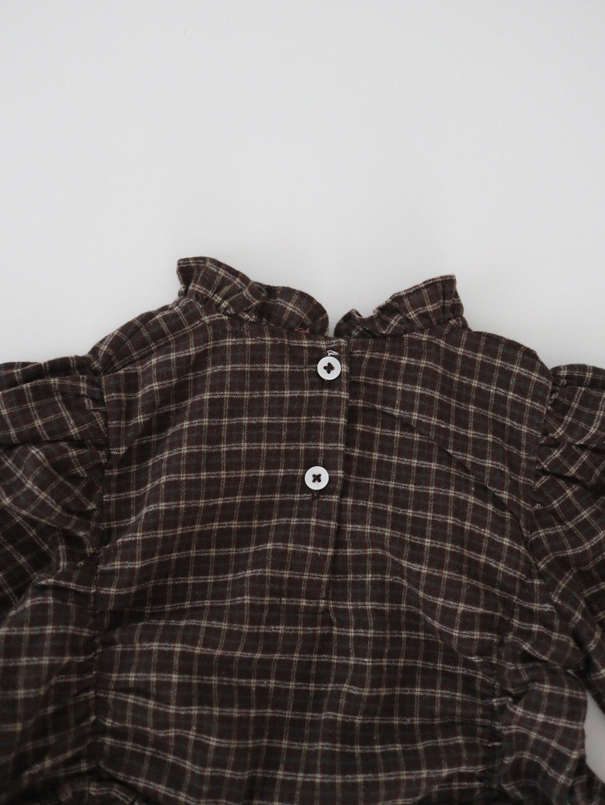 【即納】Brownie Check Blouse