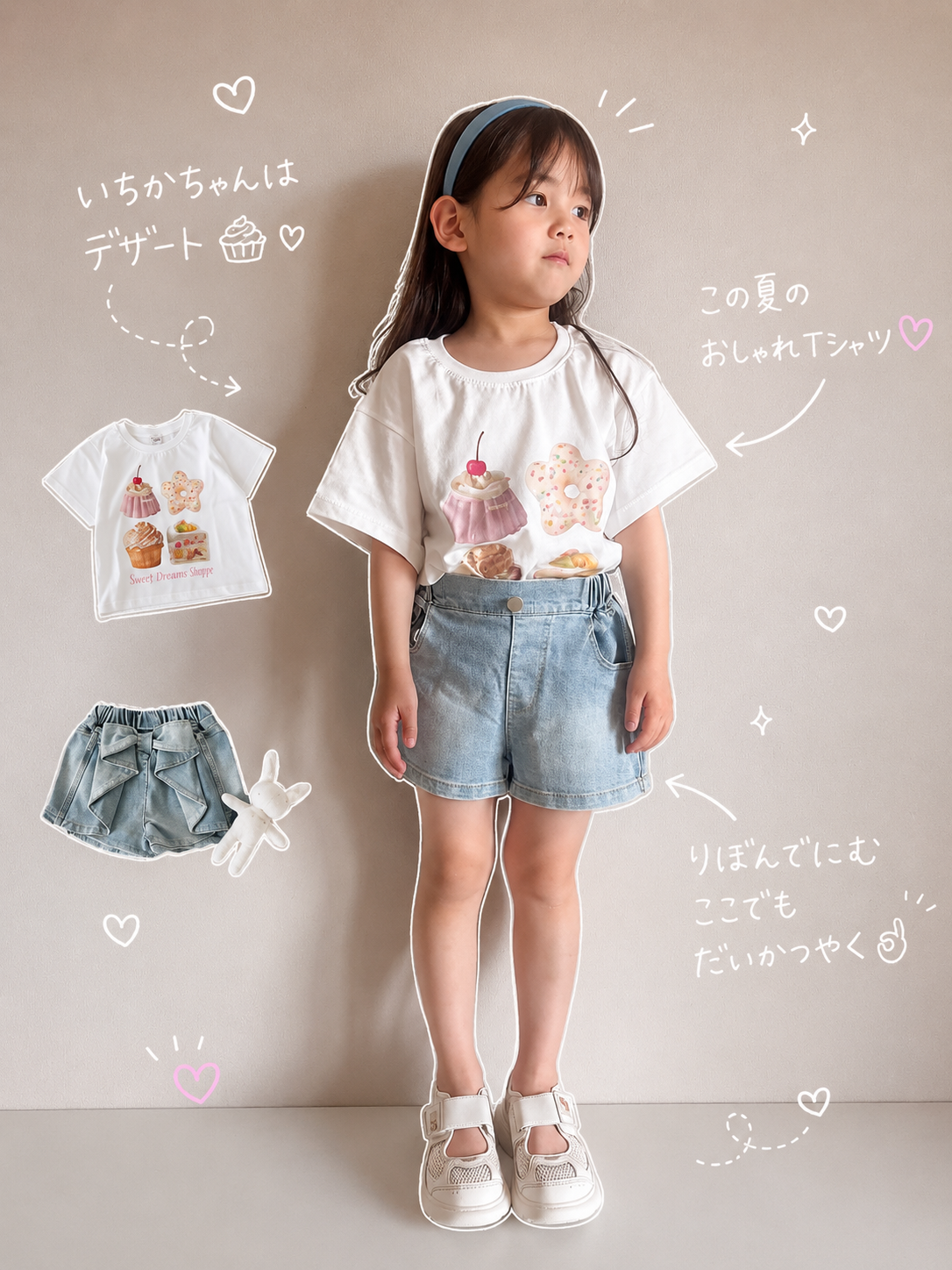 【即納】Jucy Sweet Half Ｔ