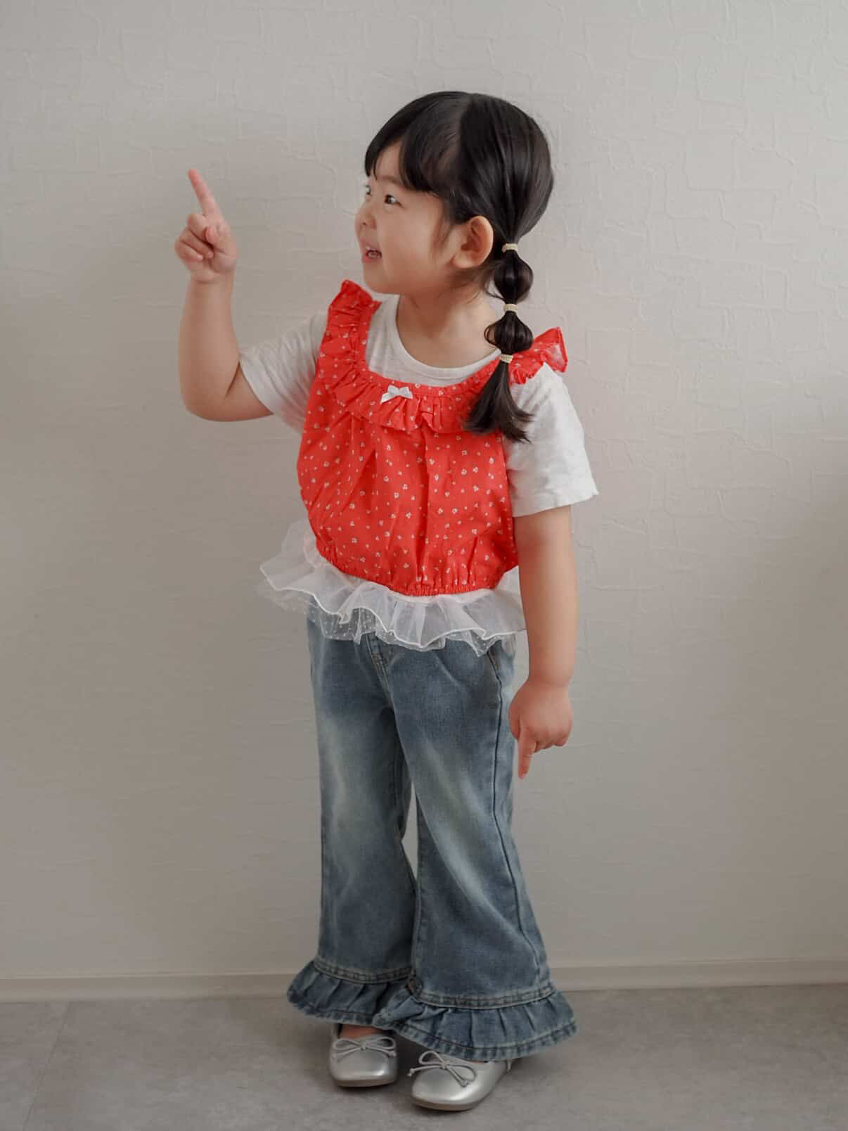 【即納】Sunny Bloom Frill Blouse
