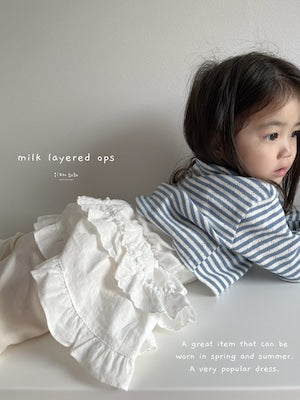 【即納】milk layered ops