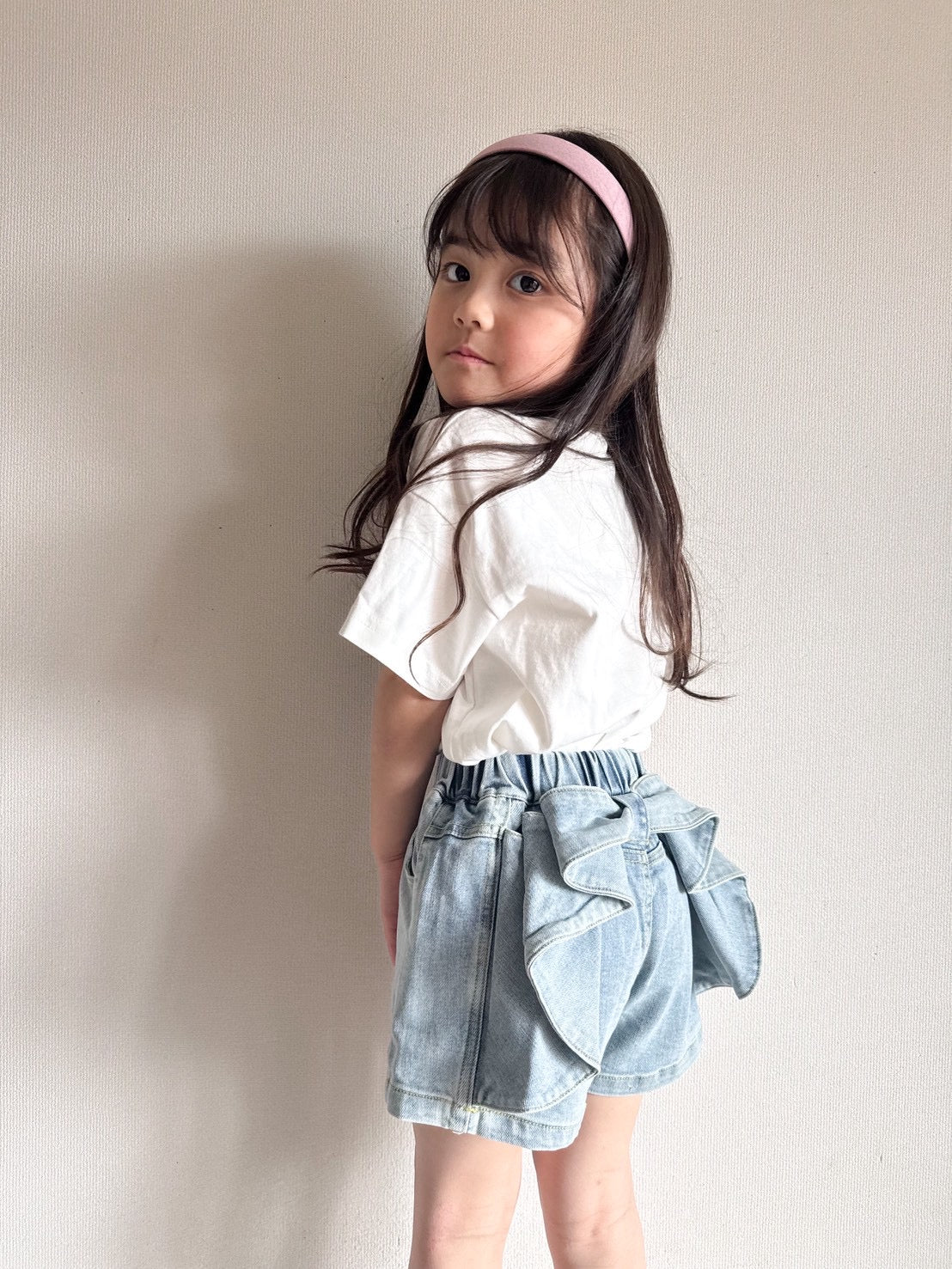 【即納】Ribbon Charm Denim