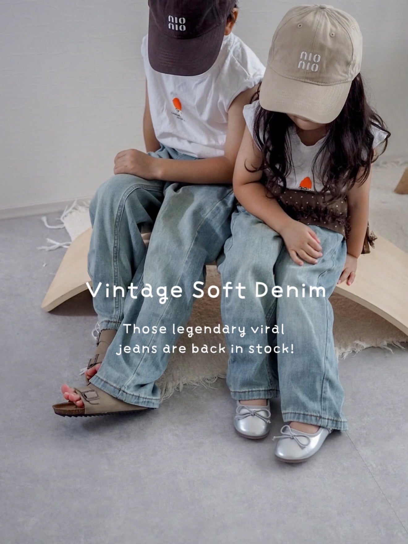【即納】Vintage Soft Denim