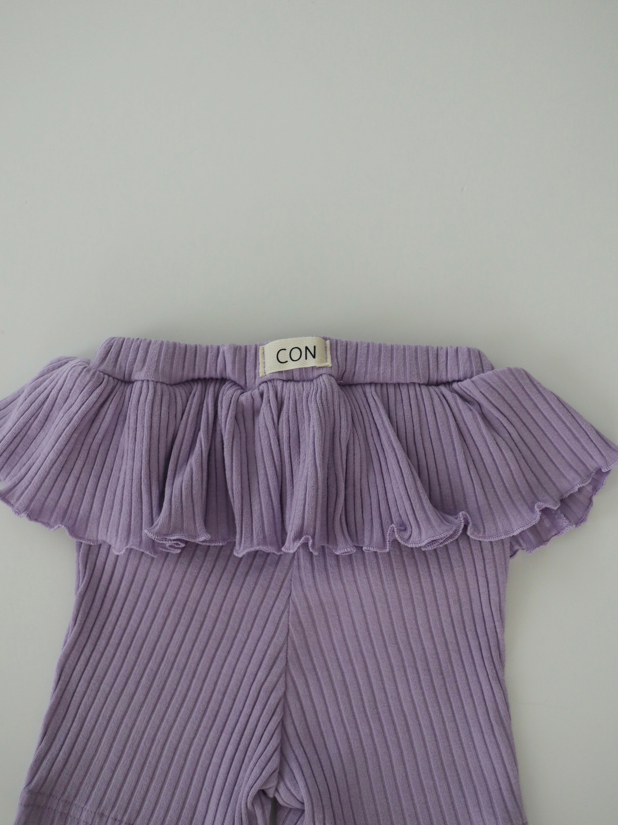 【即納】Frill Rib Leggings