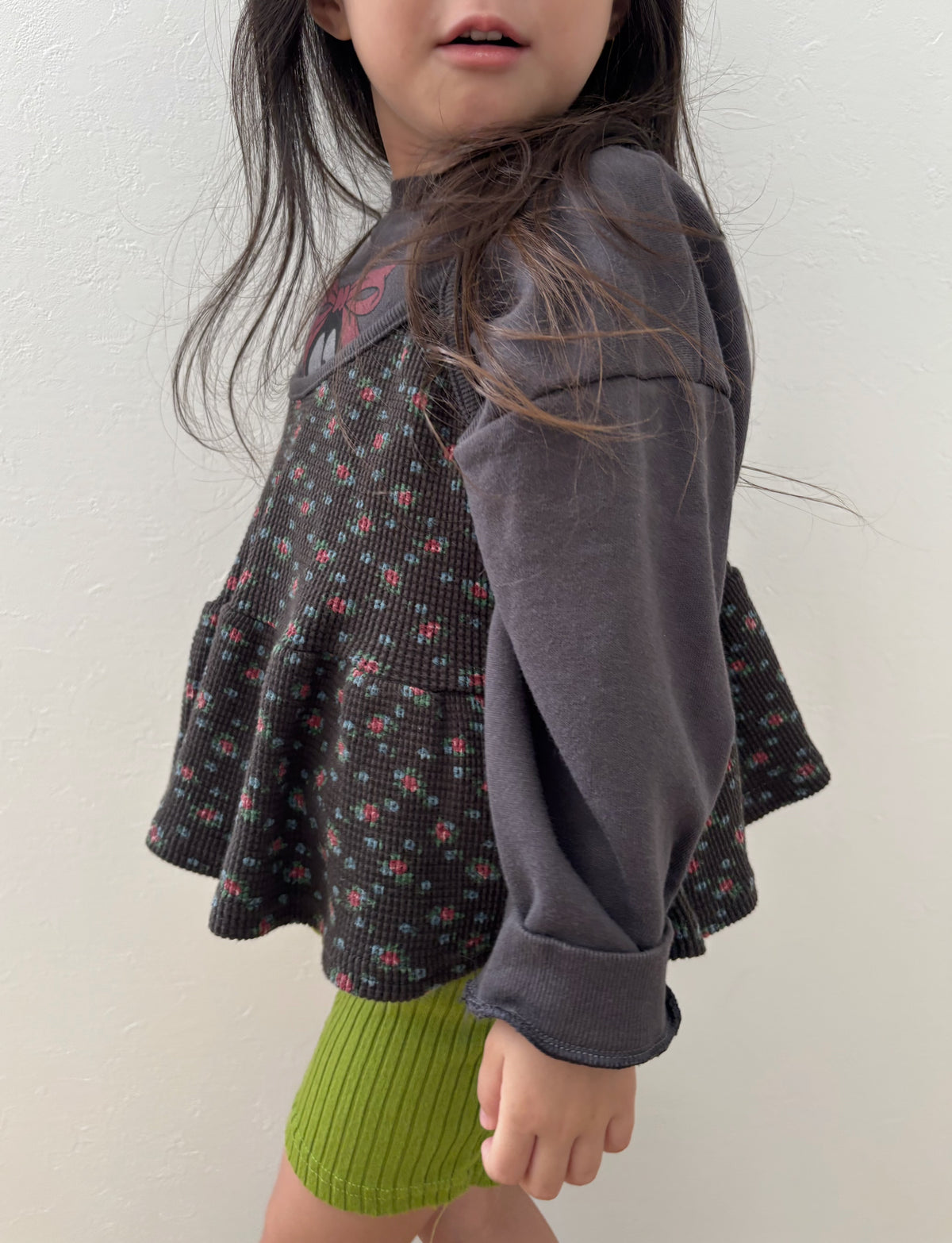 【即納】Charcoal Waffle Bustier