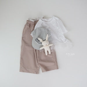 【即納】double frill charm tee