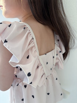 【即納】noir cream frill set