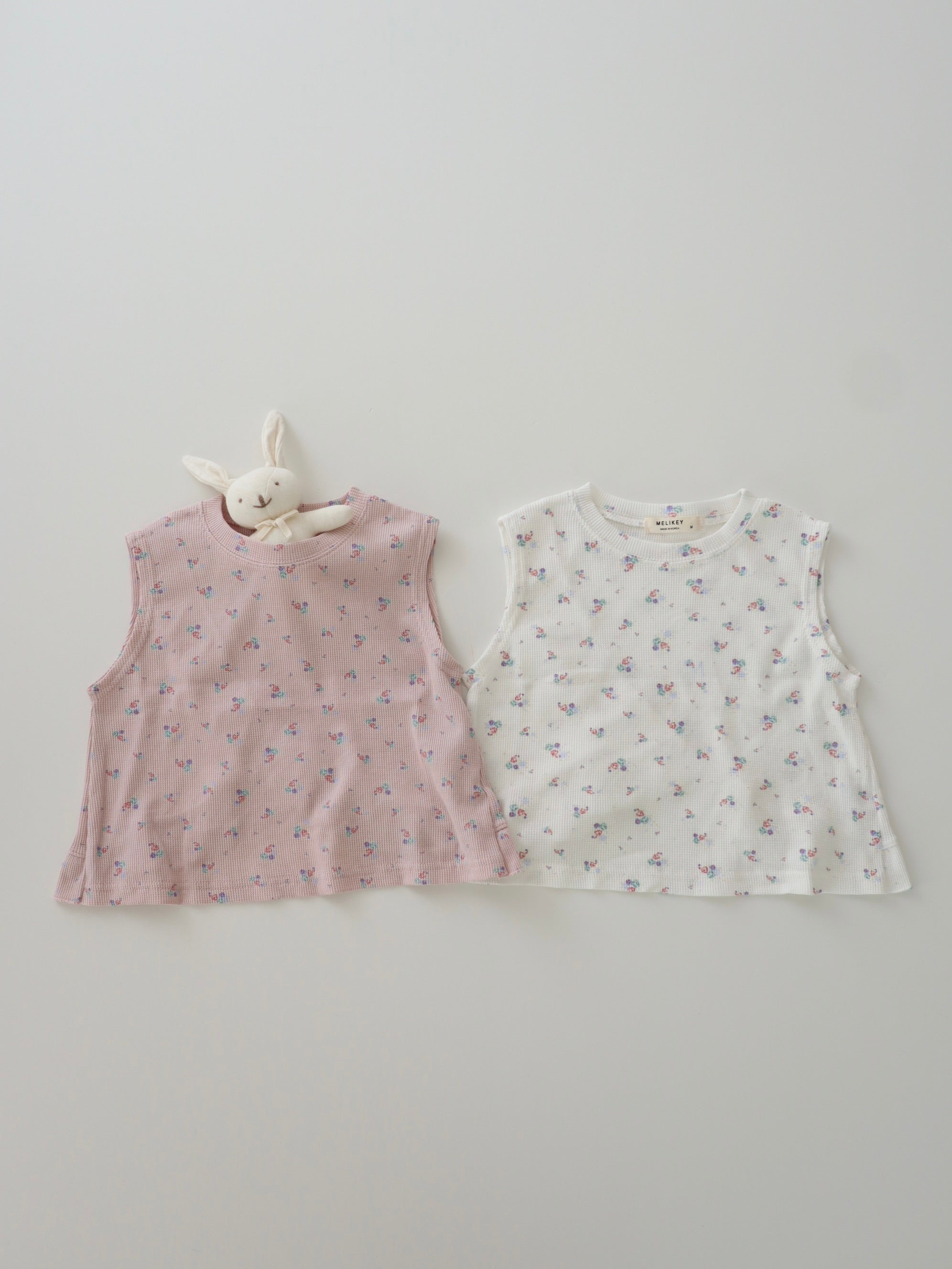 【即納】Waffle flower tee