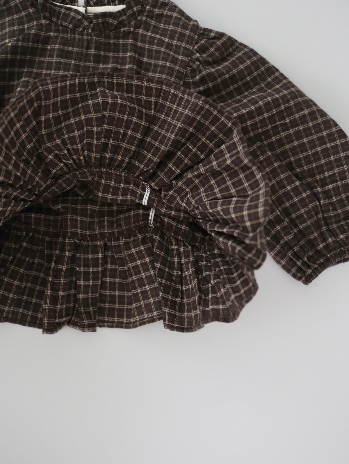 【即納】Brownie Check Blouse