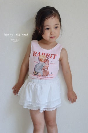 【即納】bunny lace tank