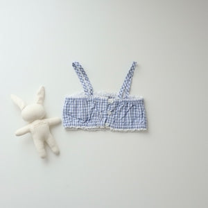 【即納】Berry Blue Check Cami