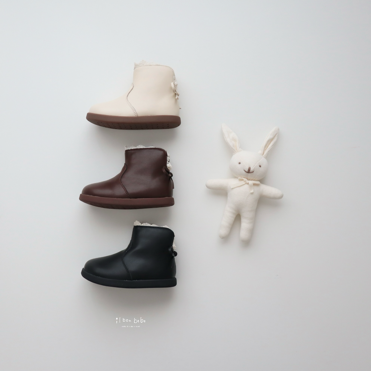 【即納】Snow Lace Boots - brown -