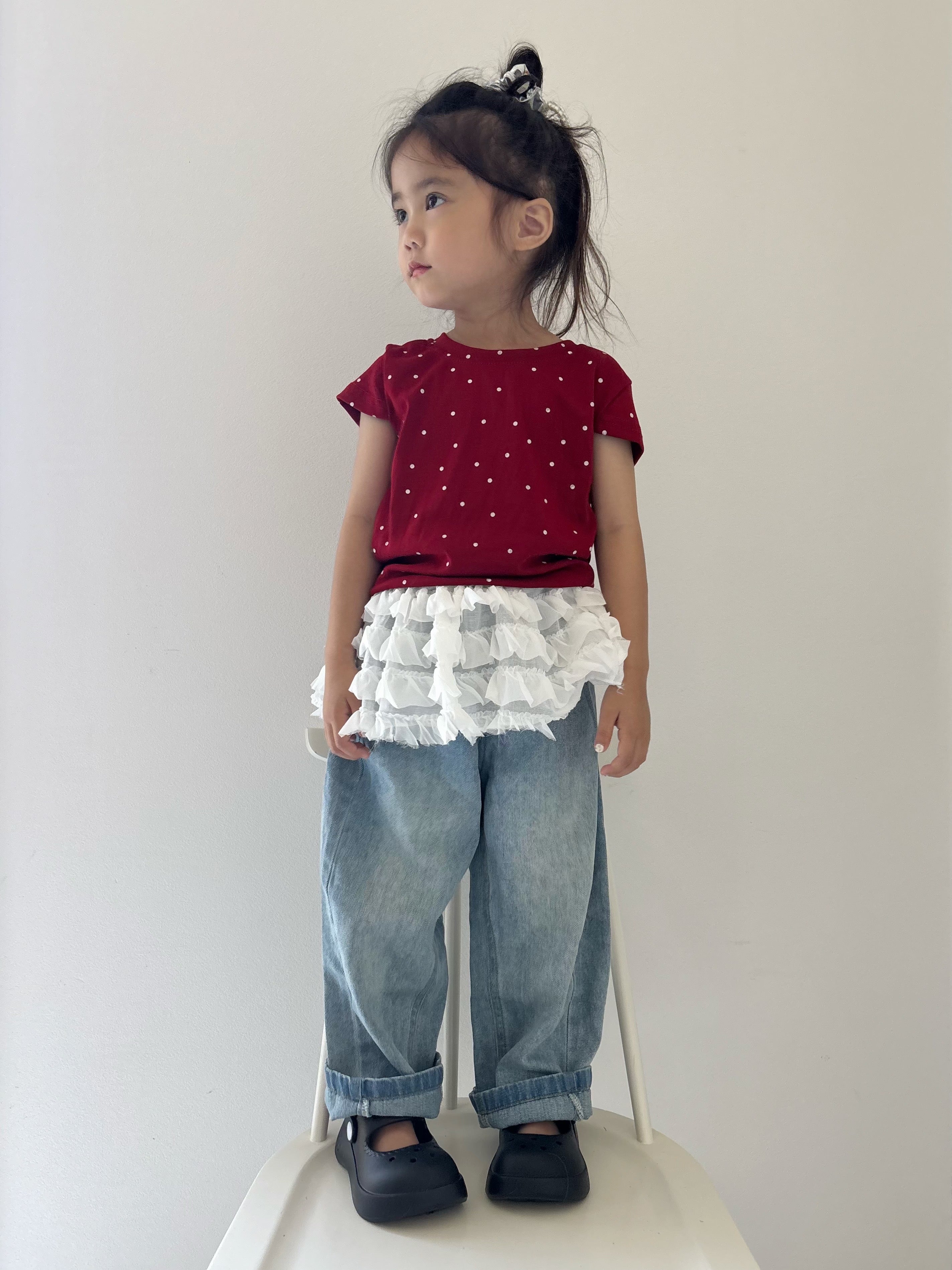 【予約】Back String Dot Tee