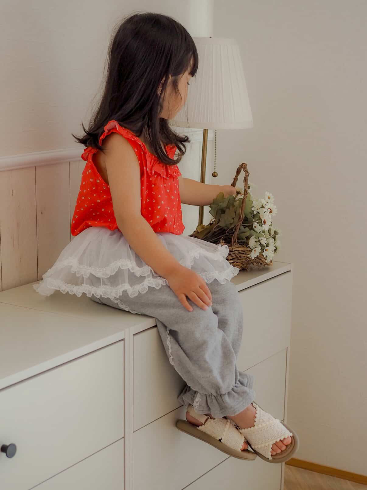 【即納】Sunny Bloom Frill Blouse
