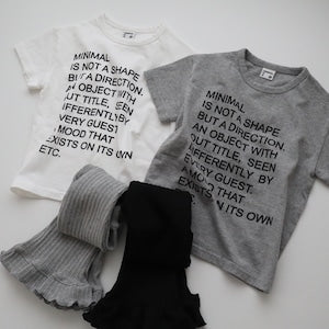 【即納】Minimal Message Tee