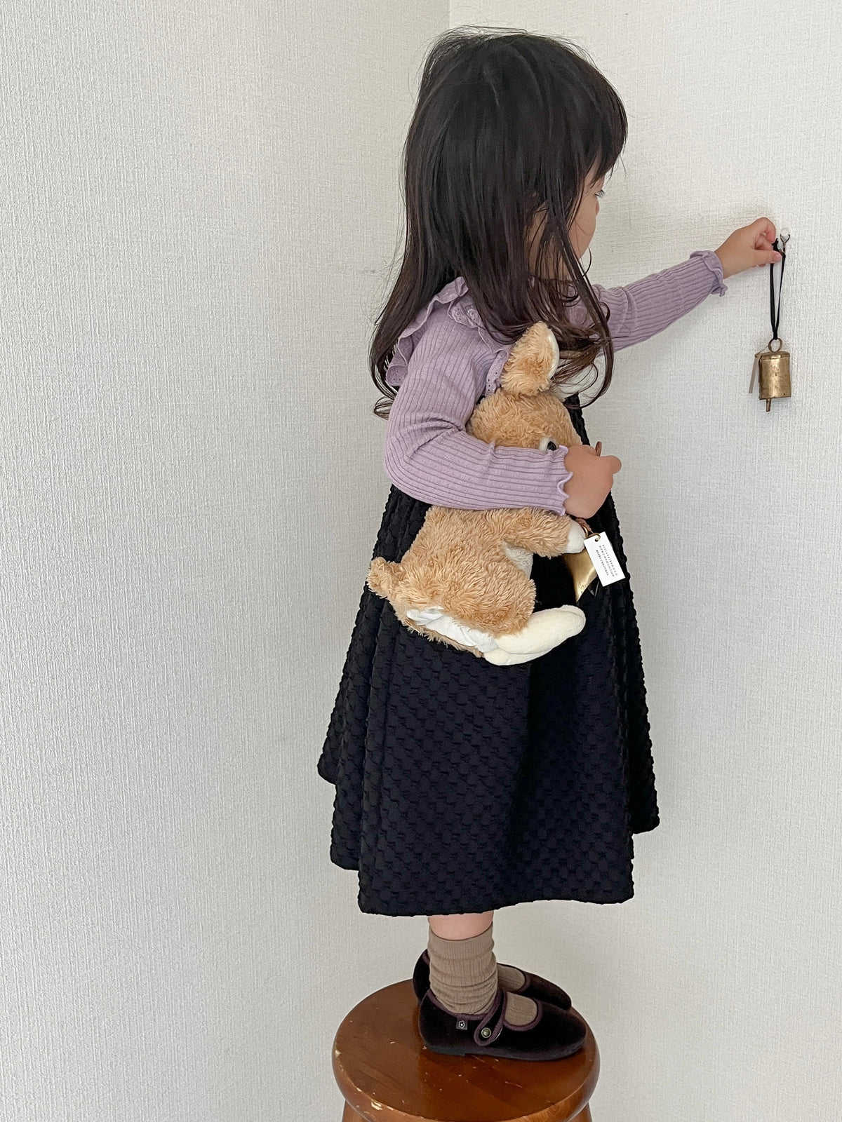 【即納】Petal Frill Rib Tops