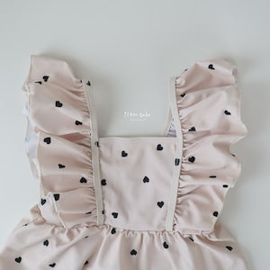 【即納】noir cream frill set