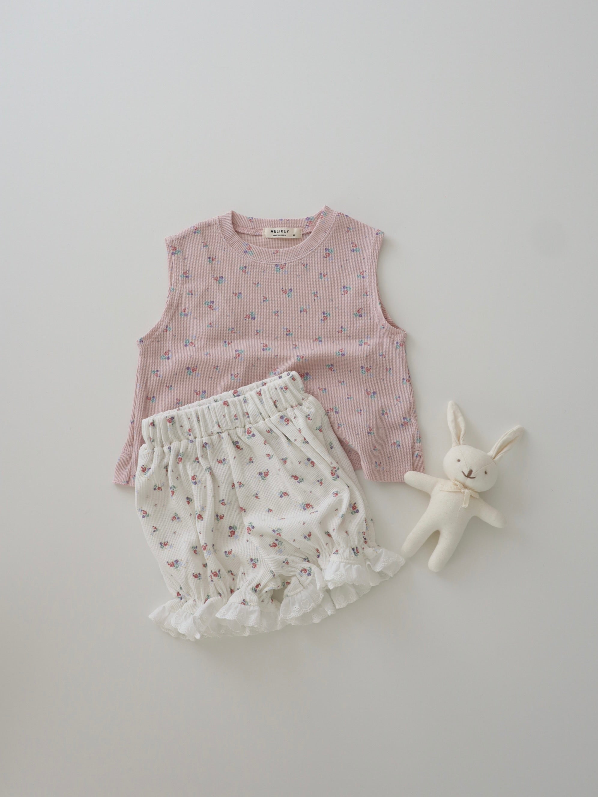 【即納】Waffle flower tee