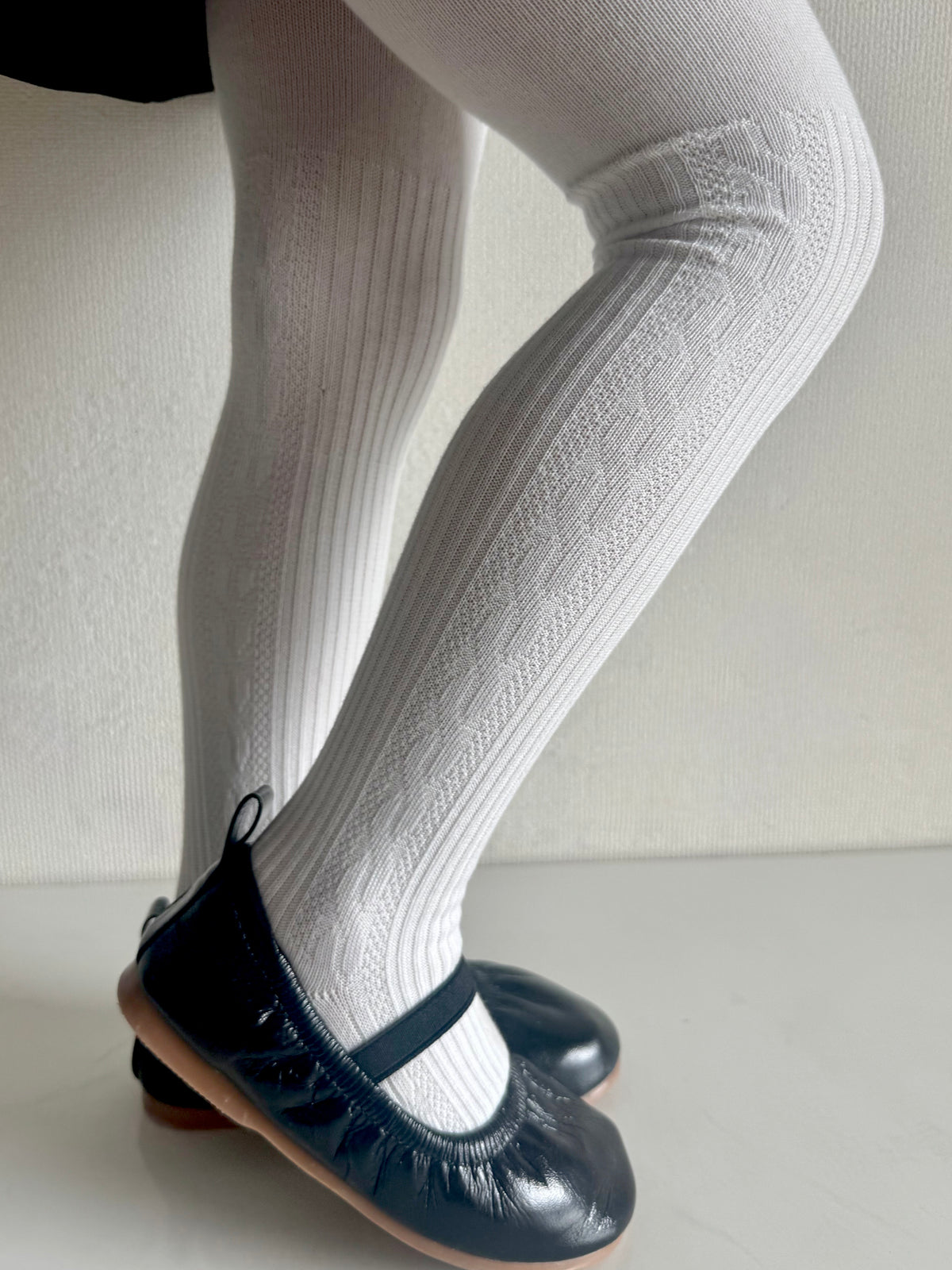 【即納】Cable Knit Tights