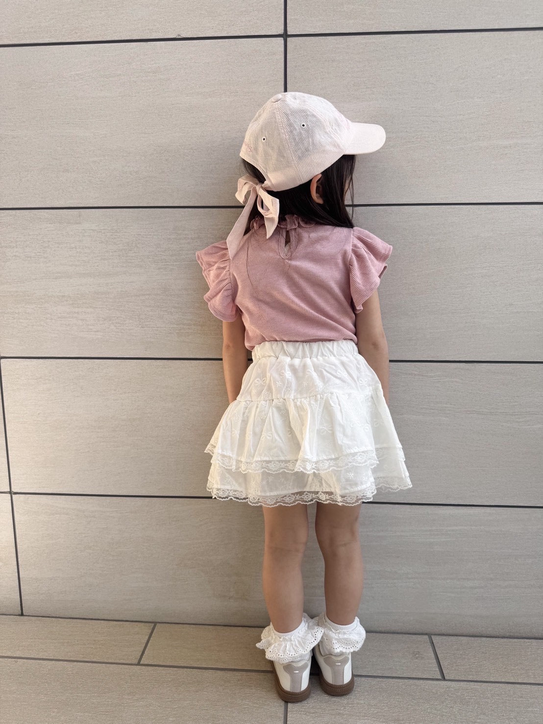 【即納】Pure Ribbon Embroidery Skirt