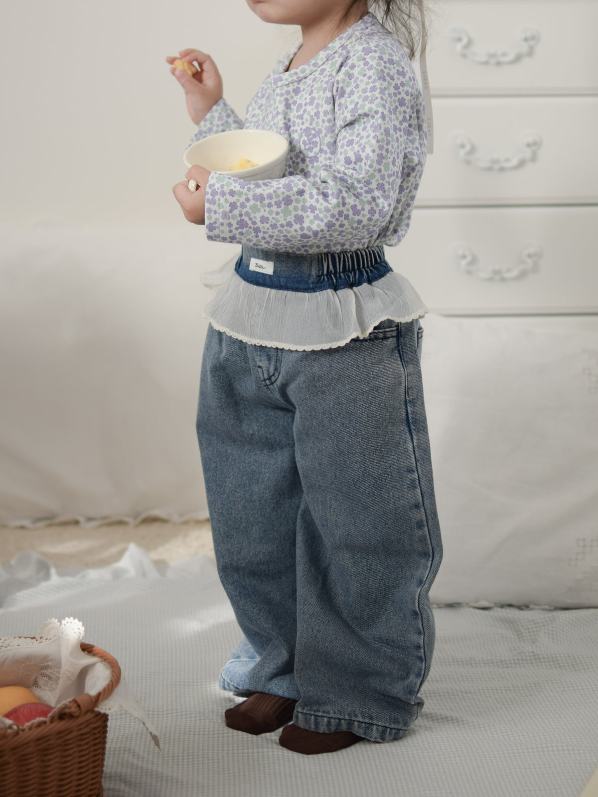 【即納】 Frill Daily Denim