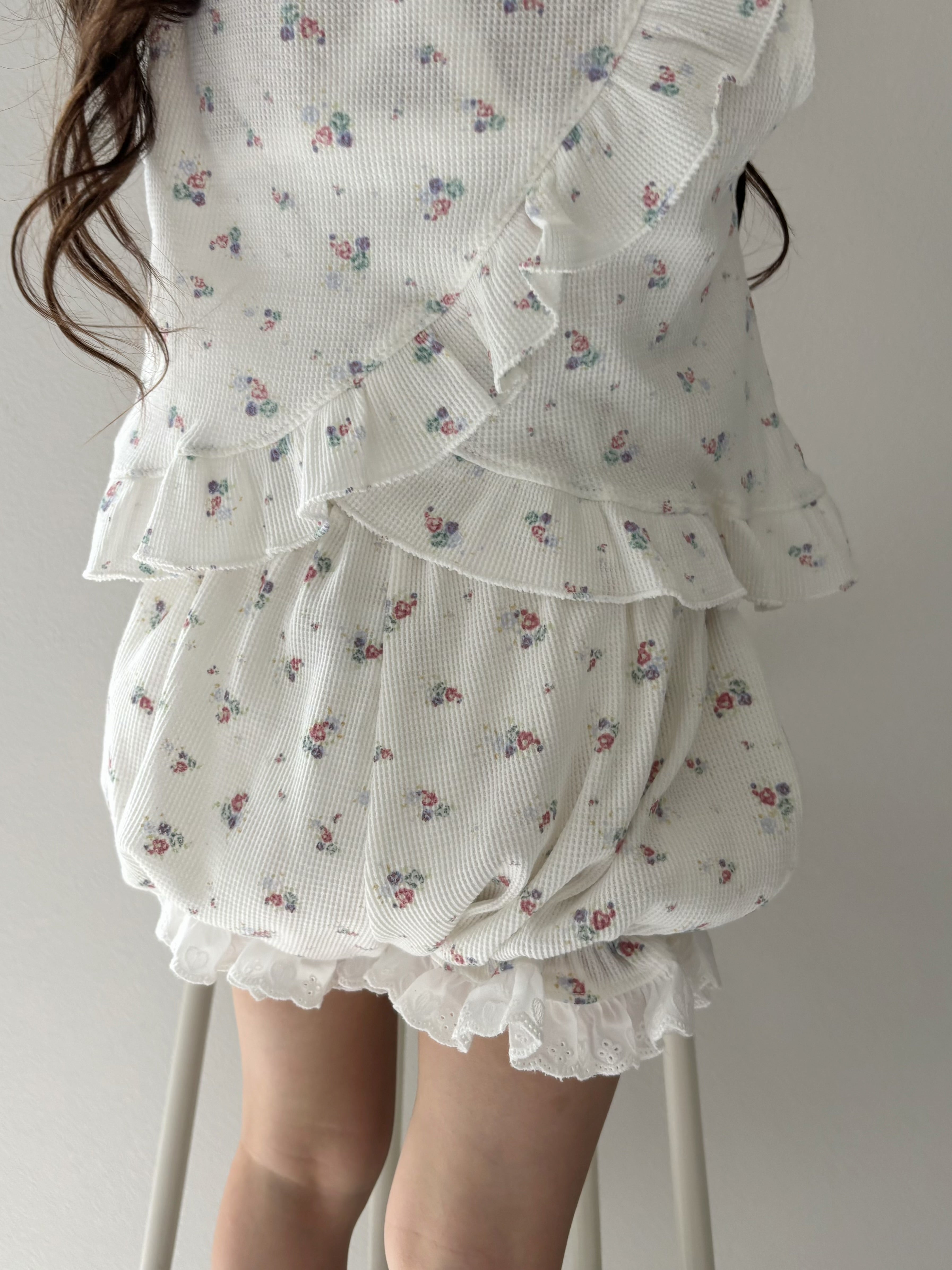 【予約】Waffle flower pants