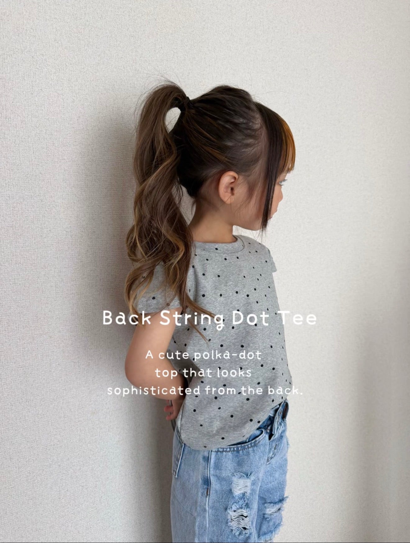 【予約】Back String Dot Tee
