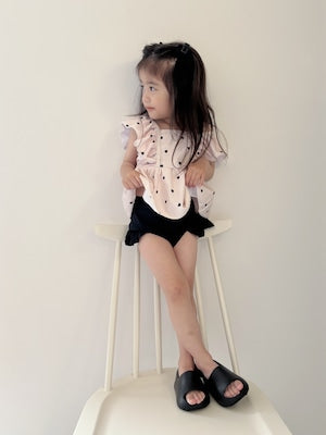 【即納】noir cream frill set