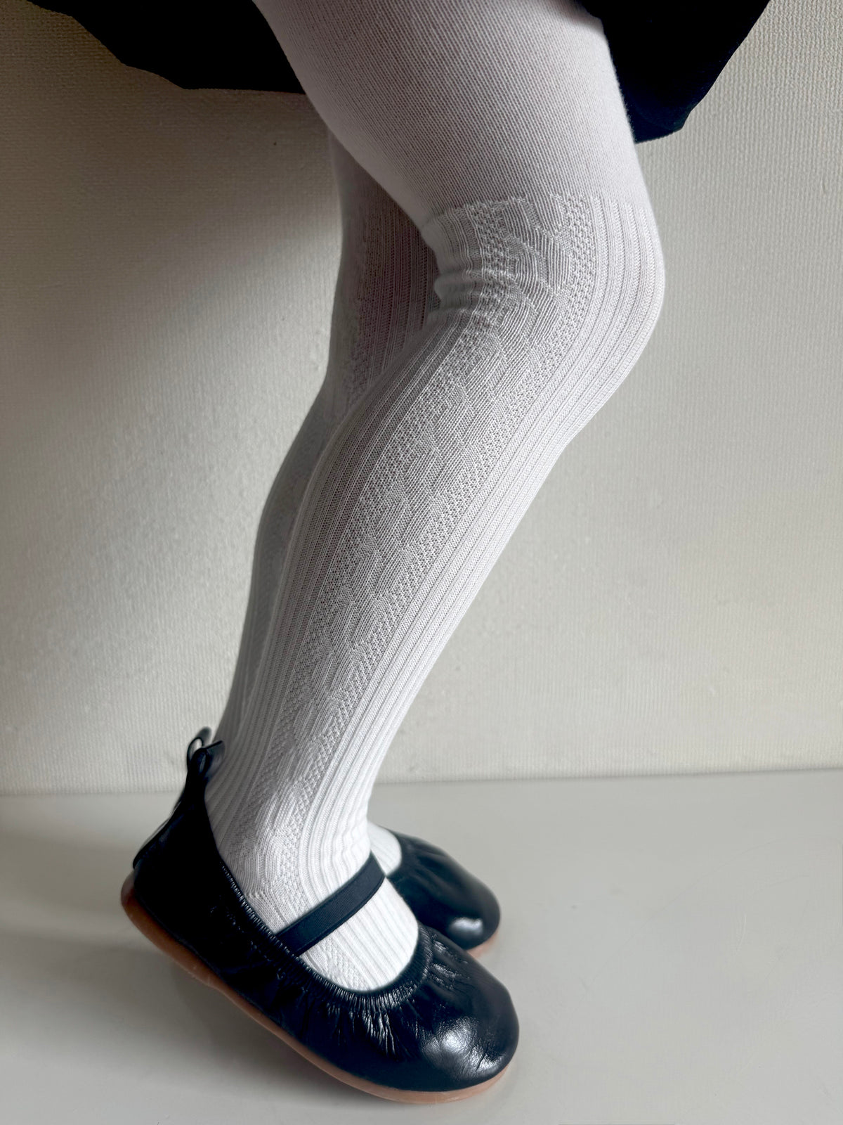 【即納】Cable Knit Tights
