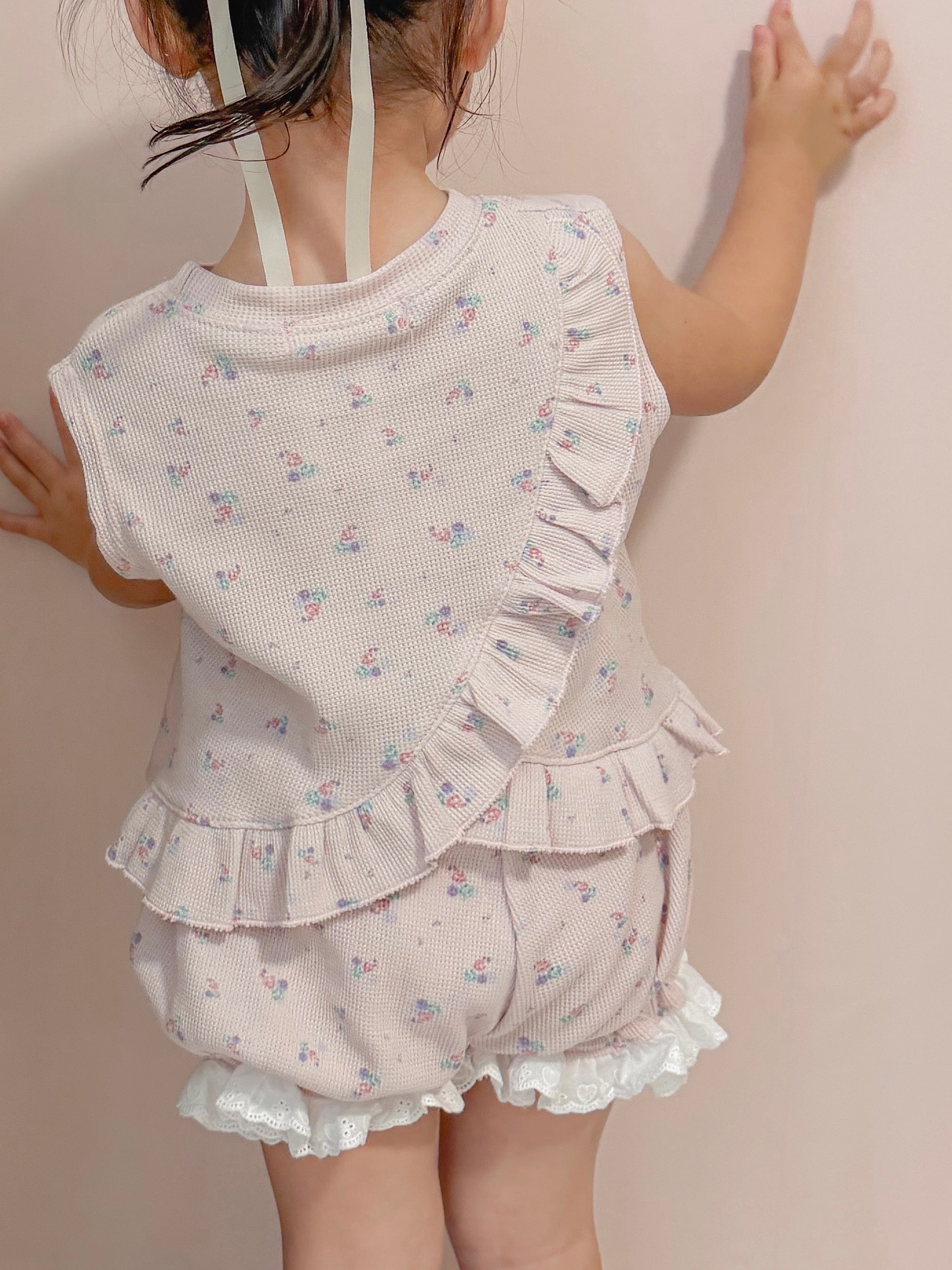 【予約】Waffle flower pants