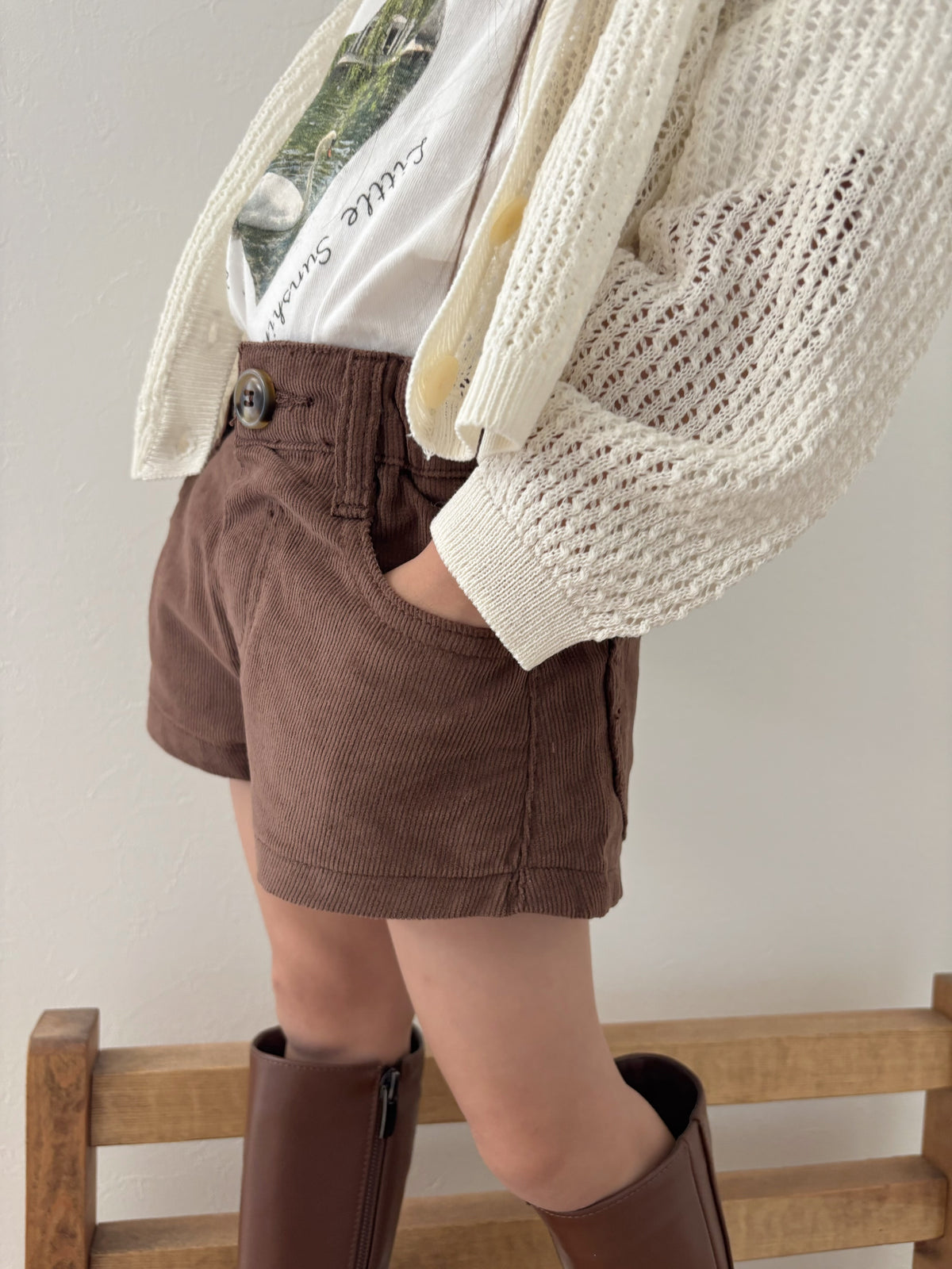 【即納】Choco Heart Corduroy