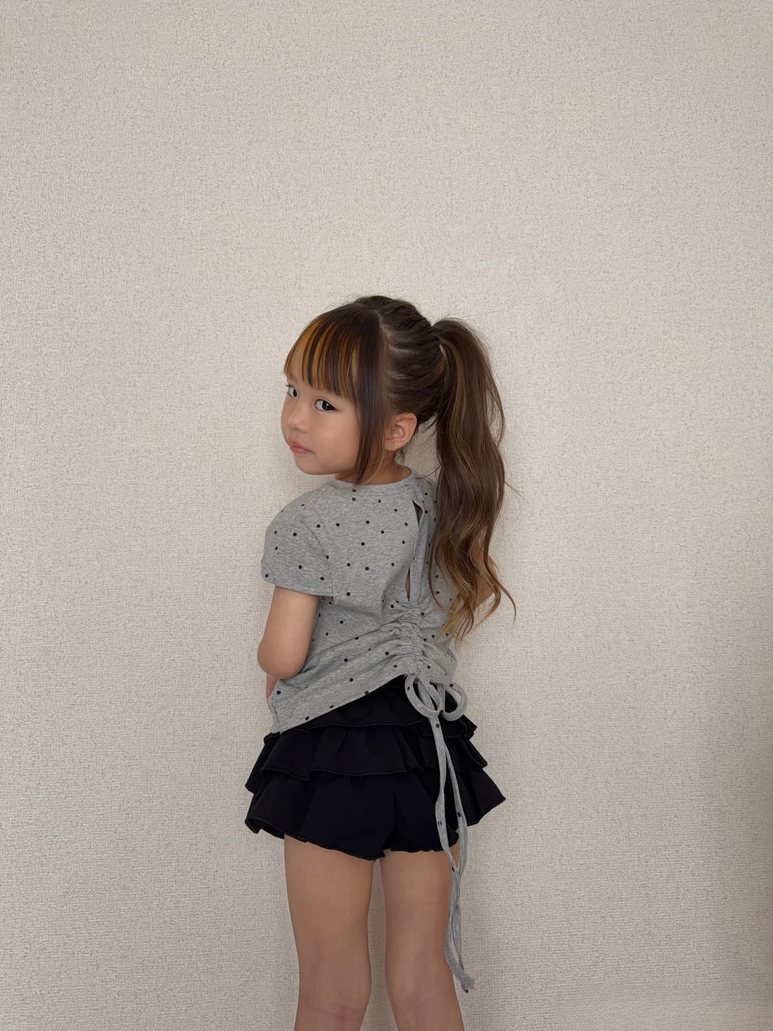 【予約】Back String Dot Tee