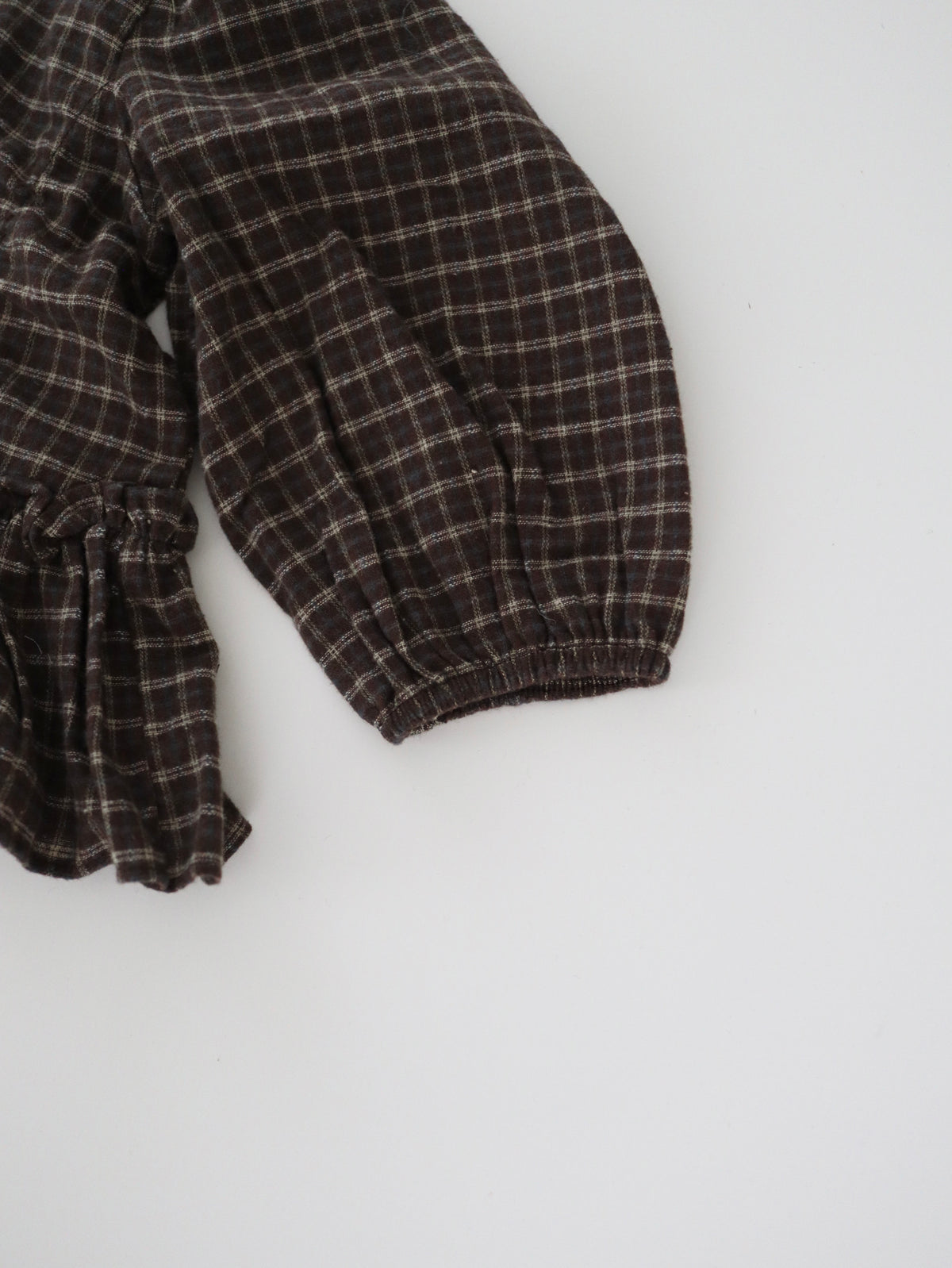 【即納】Brownie Check Blouse