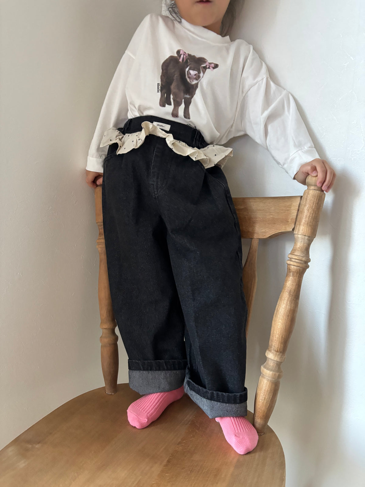 【即納】 Frill Daily Denim