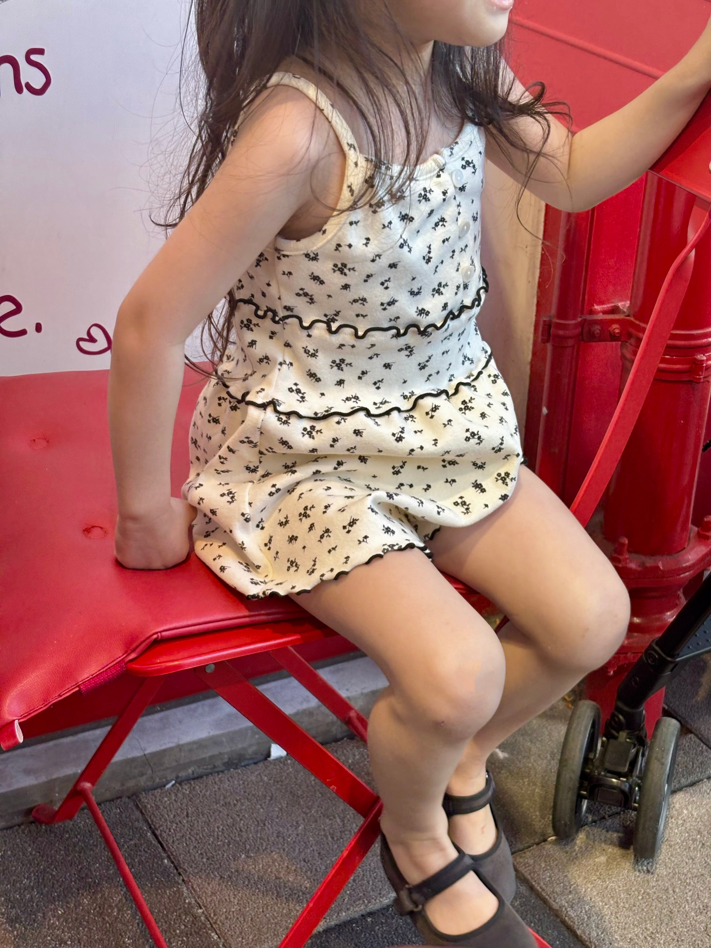 【即納】Daisy Short Jump Suit