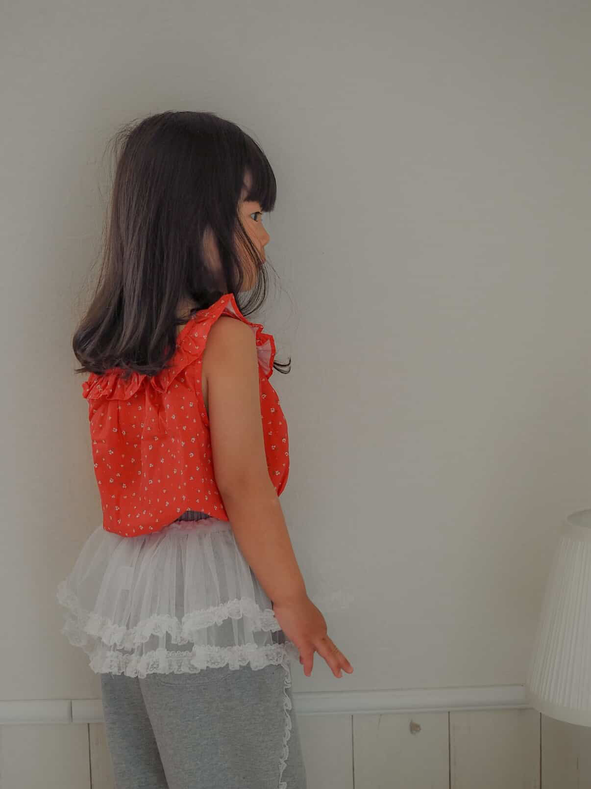 【即納】Sunny Bloom Frill Blouse