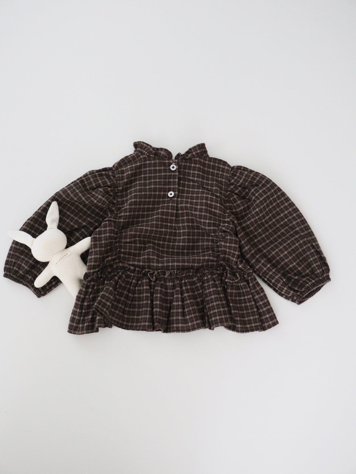 【即納】Brownie Check Blouse