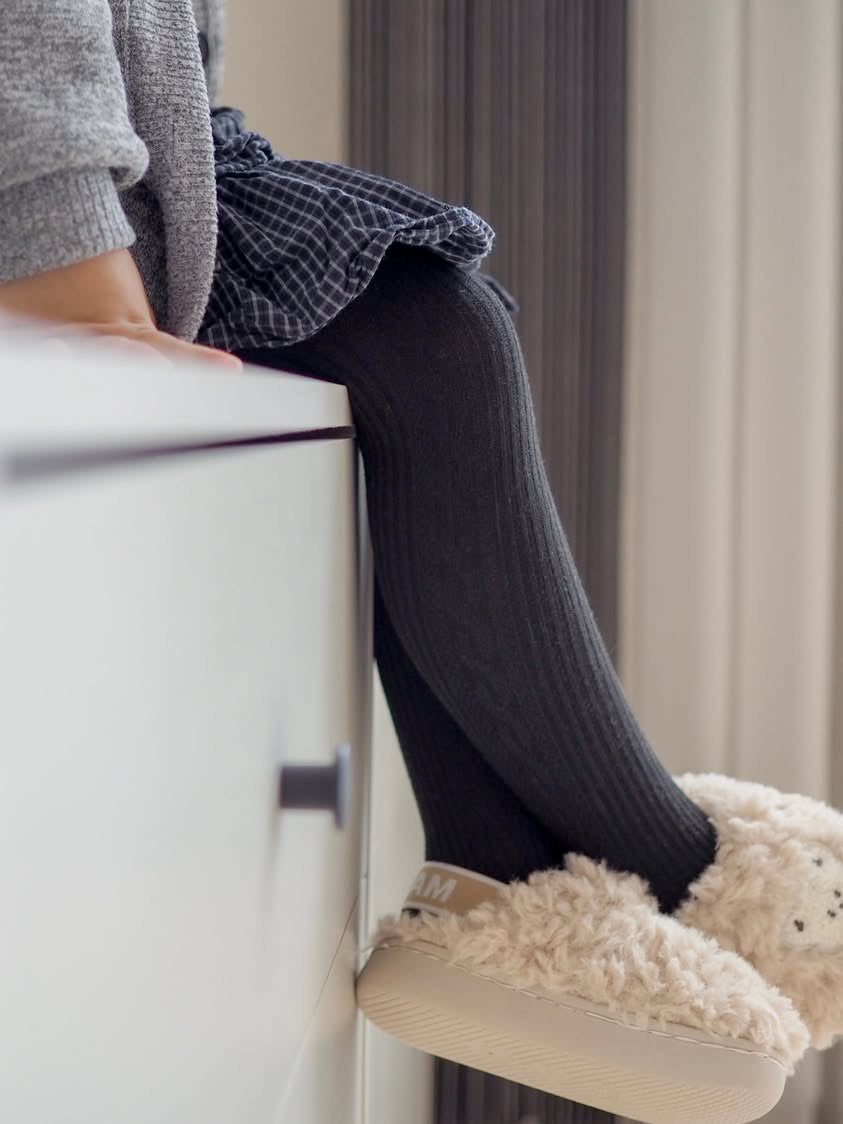 【即納】Cable Knit Tights