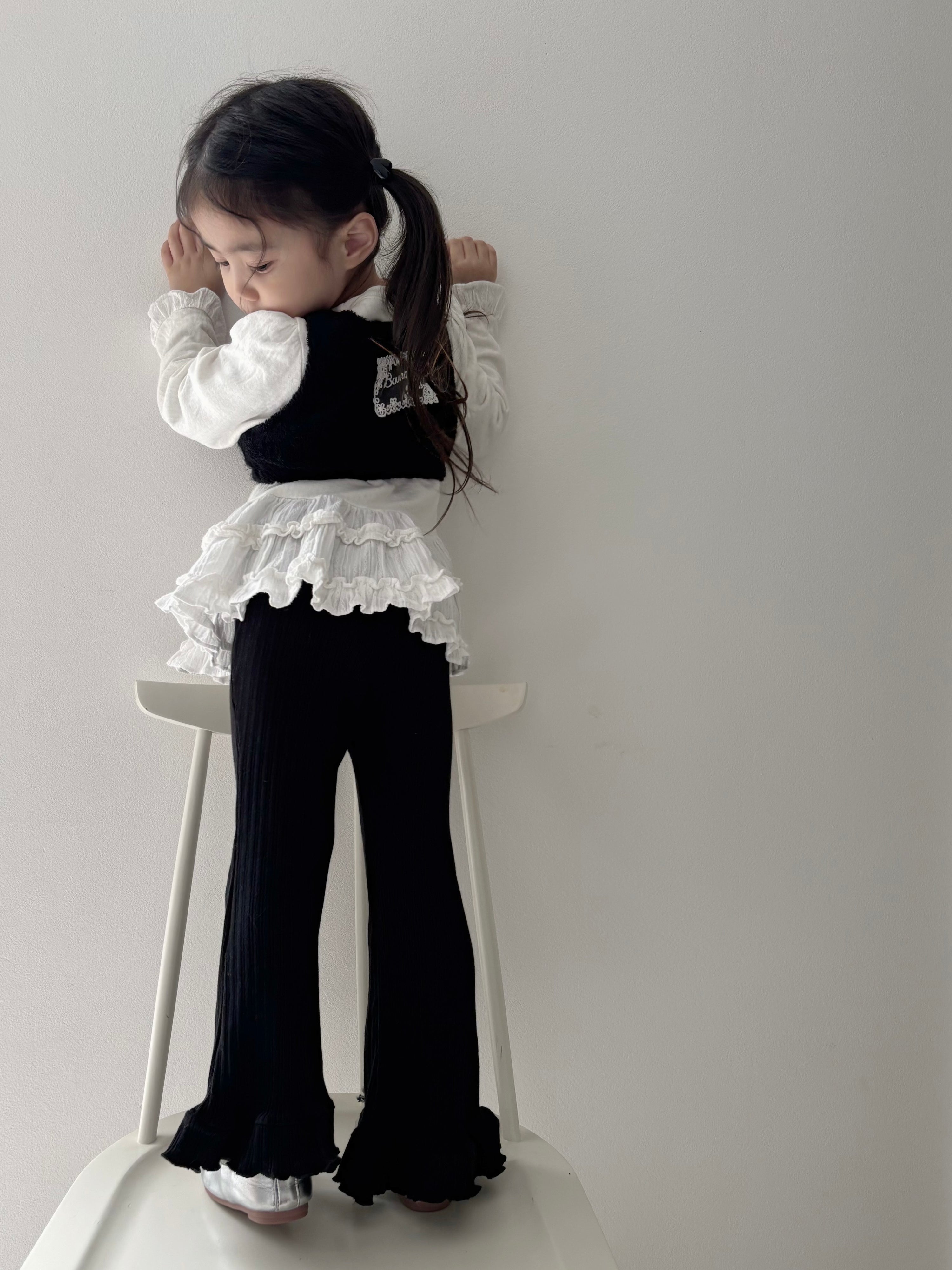 【即納】Girly Fril Boots Cut