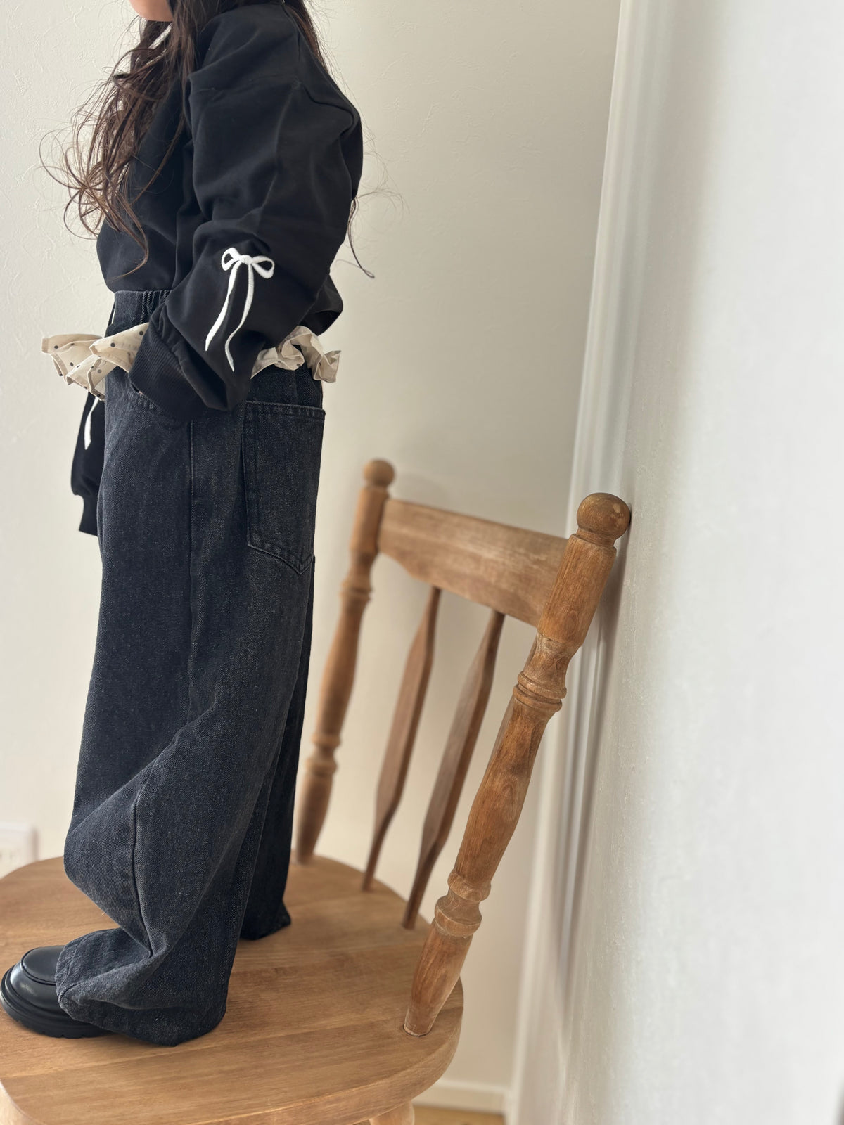 【即納】 Frill Daily Denim