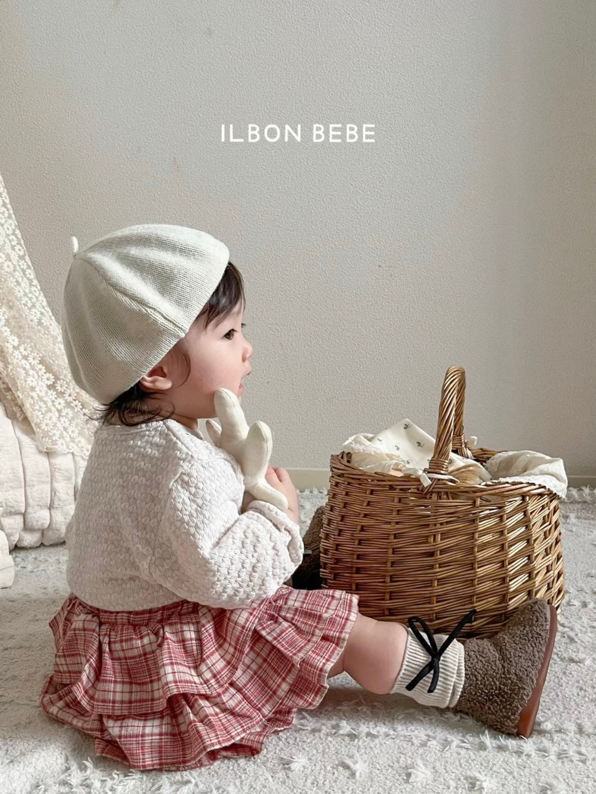 【即納】Ribbon Charm Knee Socks