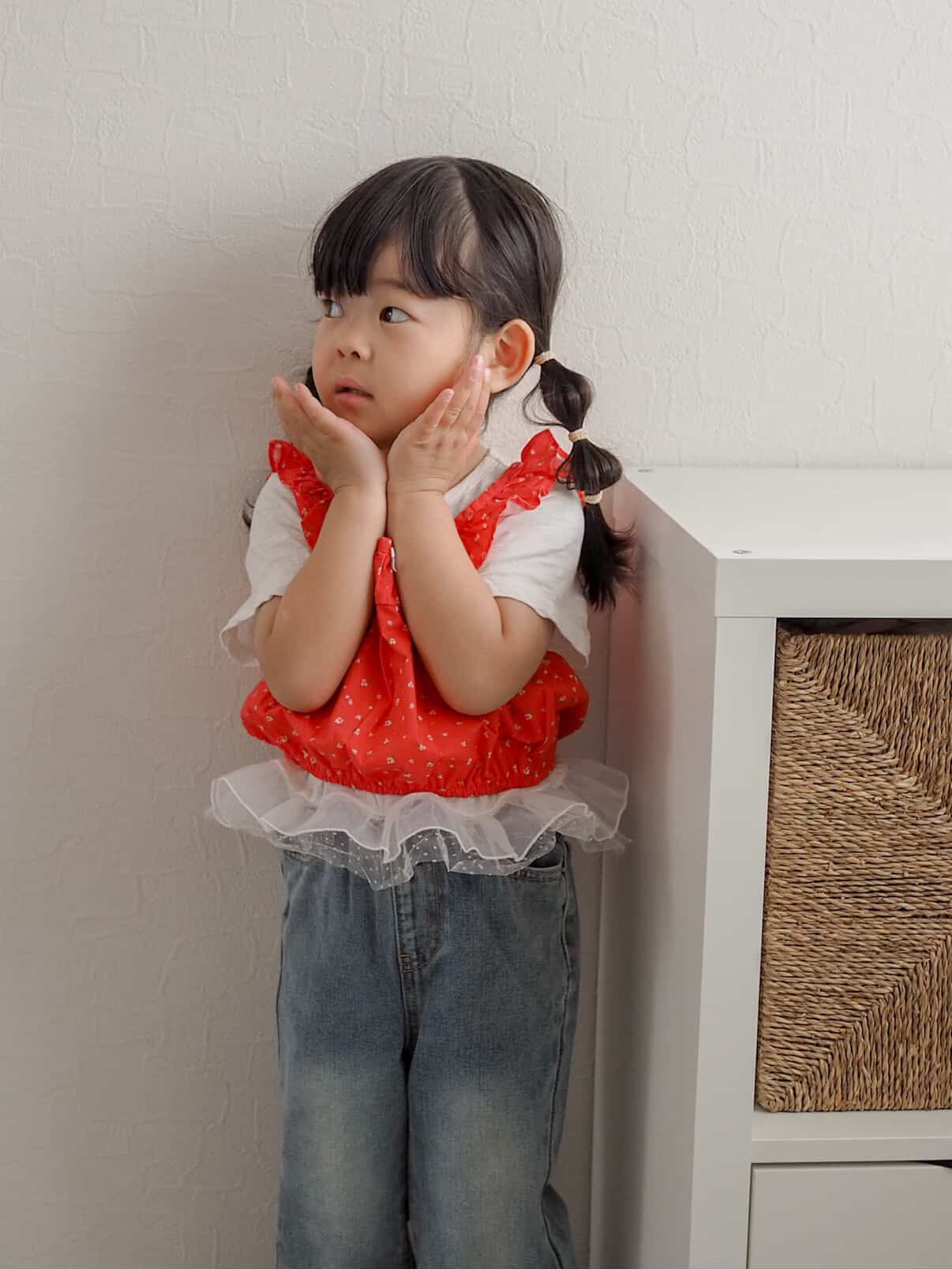 【即納】Sunny Bloom Frill Blouse